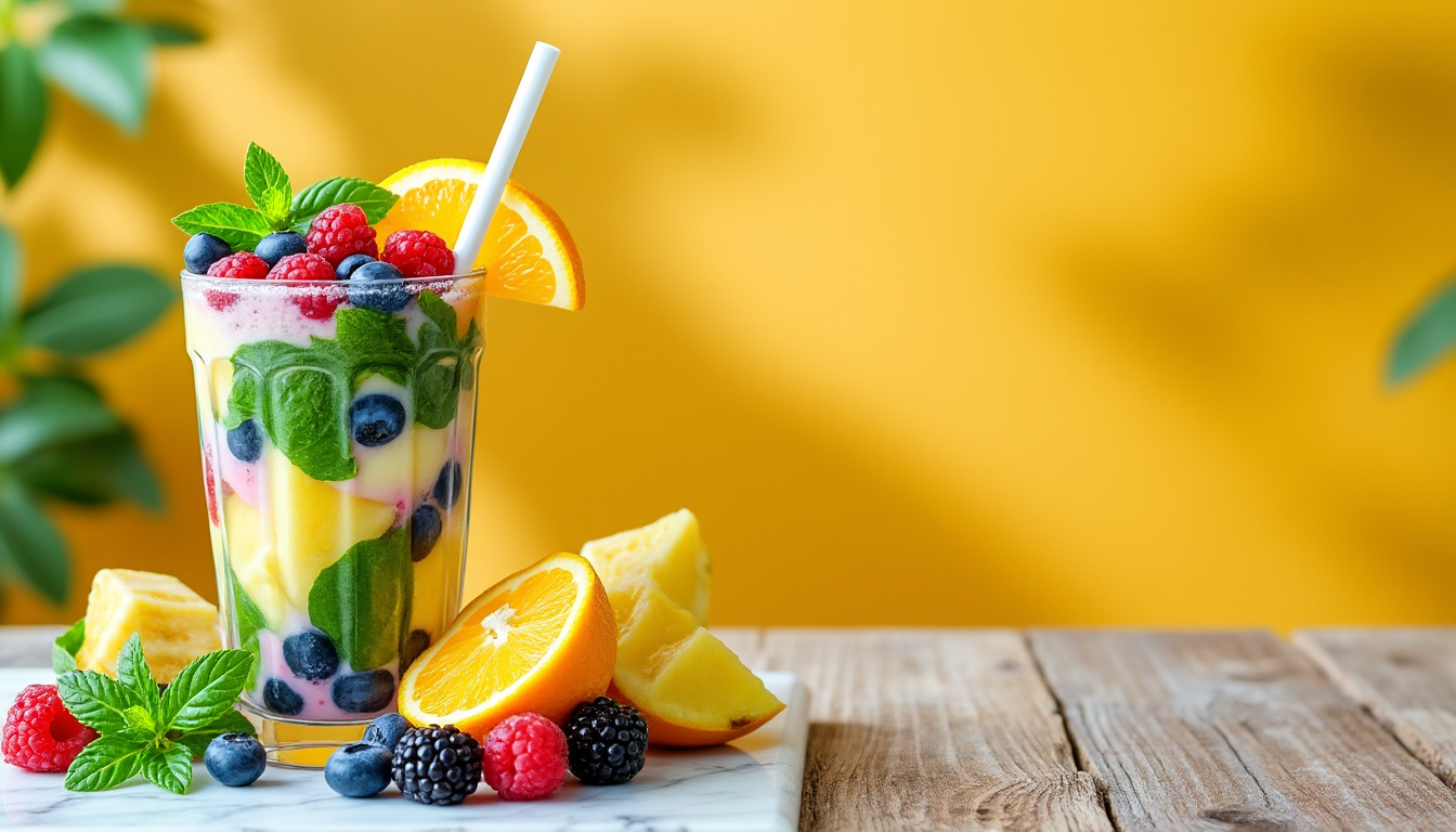 découvrez notre délicieuse recette de smoothie énergisant pour bien commencer votre matinée. avec des ingrédients sains et savoureux, ce smoothie vous apportera l'énergie nécessaire pour affronter la journée avec dynamisme. un vrai coup de fouet nutritif que vous adorerez !