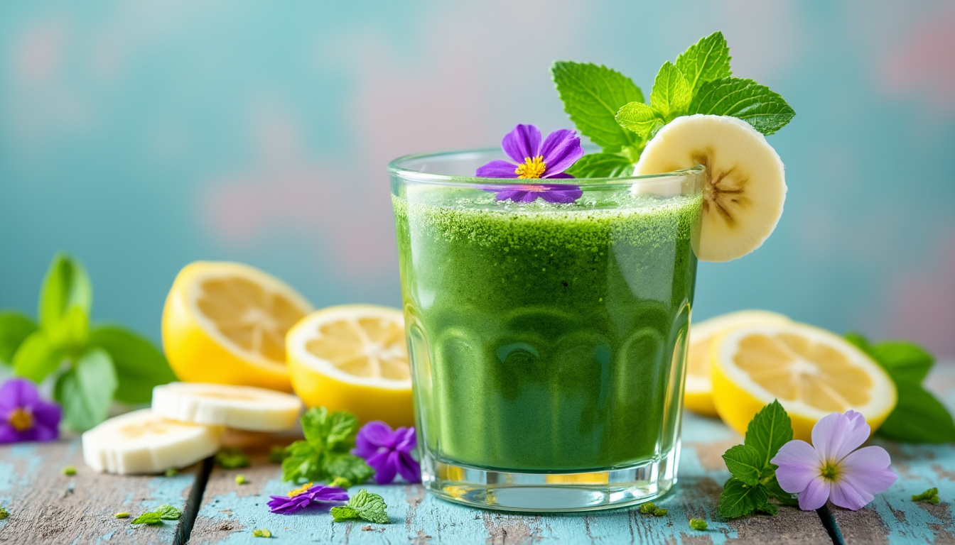 découvrez le smoothie spiruline, une boisson revitalisante qui peut transformer votre santé en seulement 7 jours. riche en nutriments et en antioxydants, ce délicieux mélange booste votre énergie, renforce votre immunité et améliore votre bien-être général. adoptez cette routine santé pour une vie plus équilibrée !