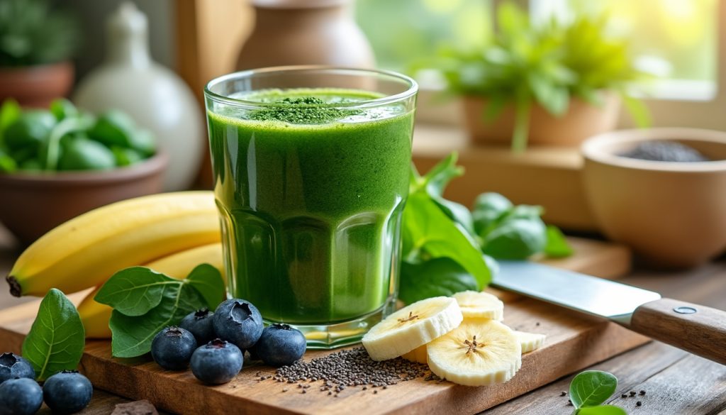 découvrez le smoothie spiruline, une boisson revitalisante qui booste votre santé en seulement 7 jours. riches en nutriments et en antioxydants, ces véritables élixirs naturels vous aideront à retrouver énergie et bien-être au quotidien.